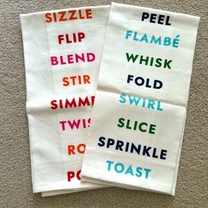 Kate Spade Colorful Kitchen Towel Set